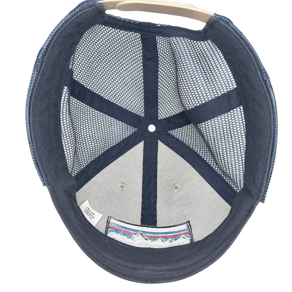 Patagonia | Unisex | Khaki P-6 Logo LoPro Mesh Trucker Hat | One Size - Picture 6 of 11